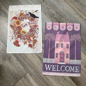 Outdoor Welcome Flags